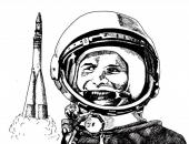 Gagarin - návrh na kalendář